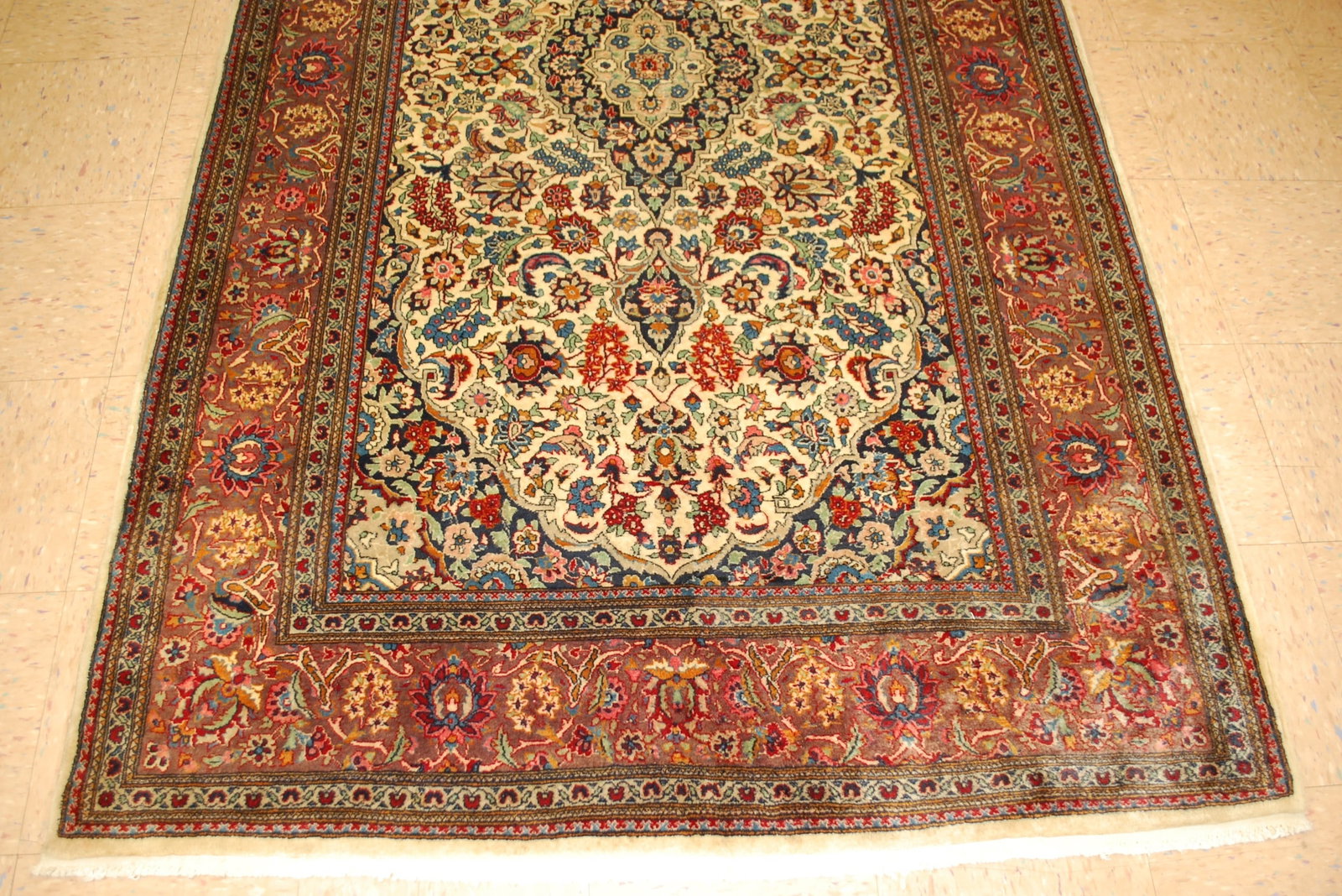 Persian SARUK FARAHAN RUG 4'7" x 7'9" - 3