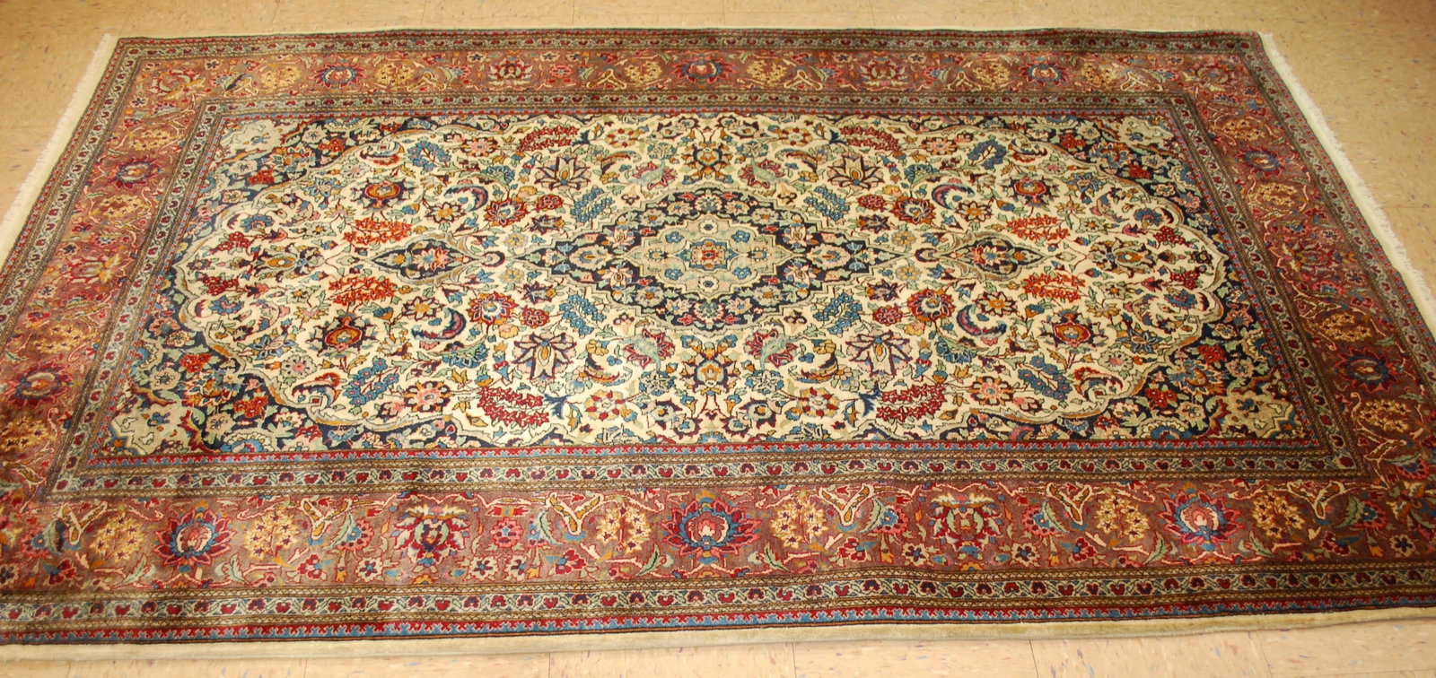 Persian SARUK FARAHAN RUG 4'7" x 7'9" - 9