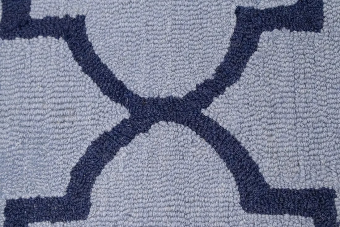 Multicolored Trellis 5X8 Hand-Tufted Modern Rug - 7