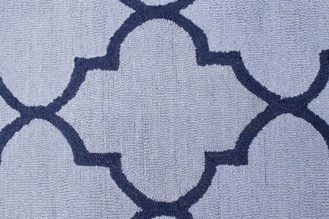 Multicolored Trellis 5X8 Hand-Tufted Modern Rug - 8