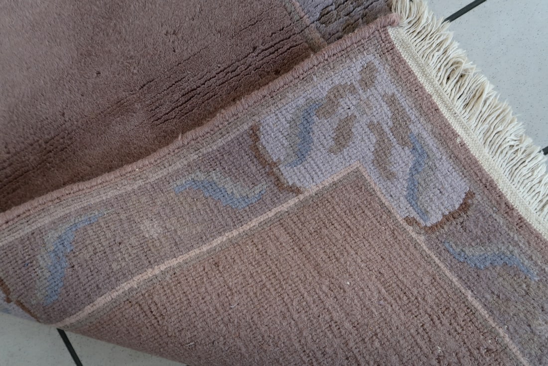 Handmade vintage Tibetan Khaden rug 2.3' x 4.6' (71cm x 141cm) 1970s - 7