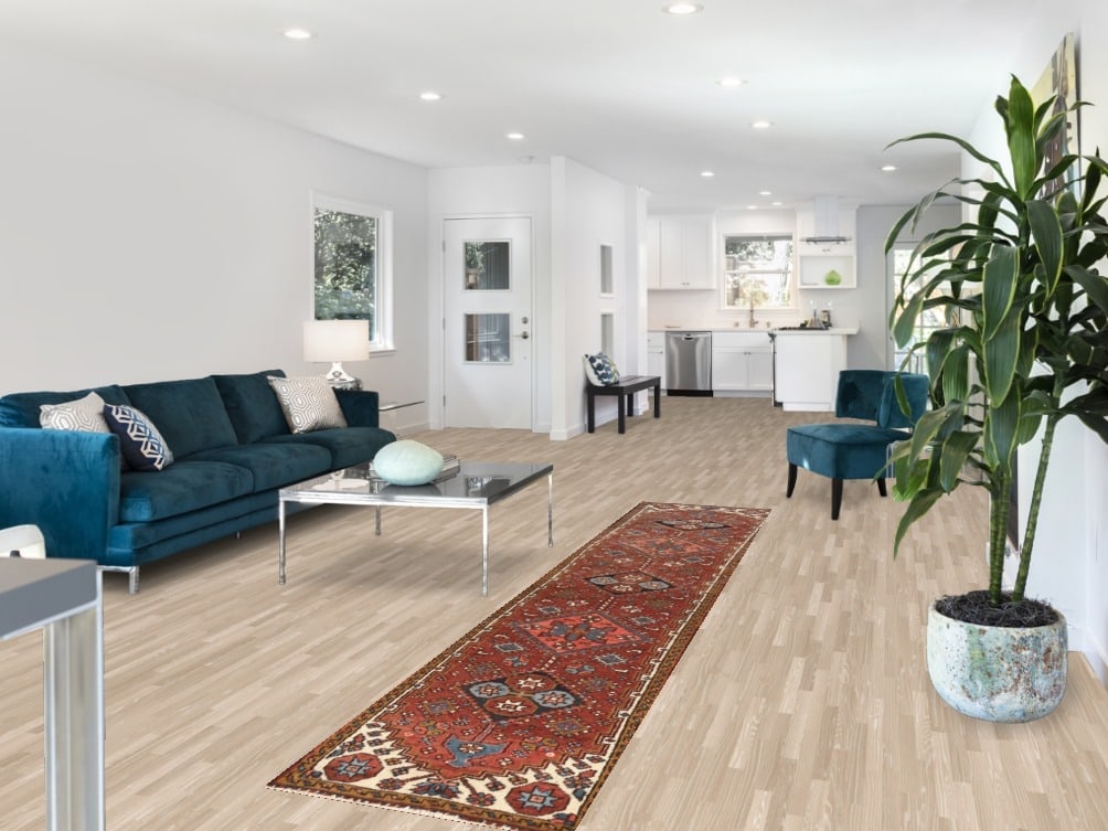 Pre-1900 Vegetable Dye Heriz Serapi Persian Runner Rug 2x11 - 2