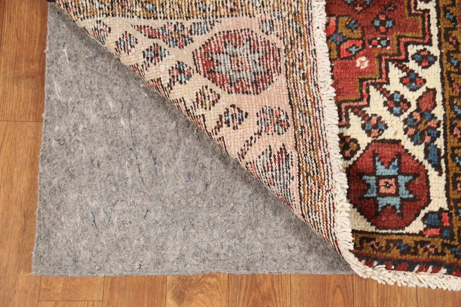 Pre-1900 Vegetable Dye Heriz Serapi Persian Runner Rug 2x11 - 8