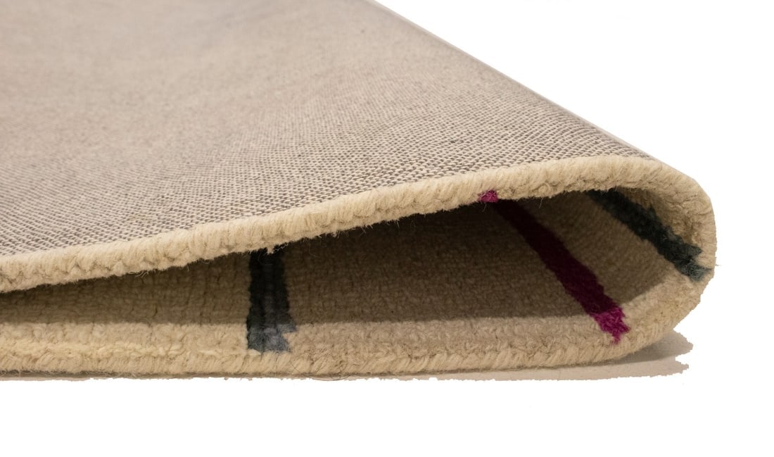 Multicolored Stripes 5X8 Hand-Tufted Modern Rug - 13