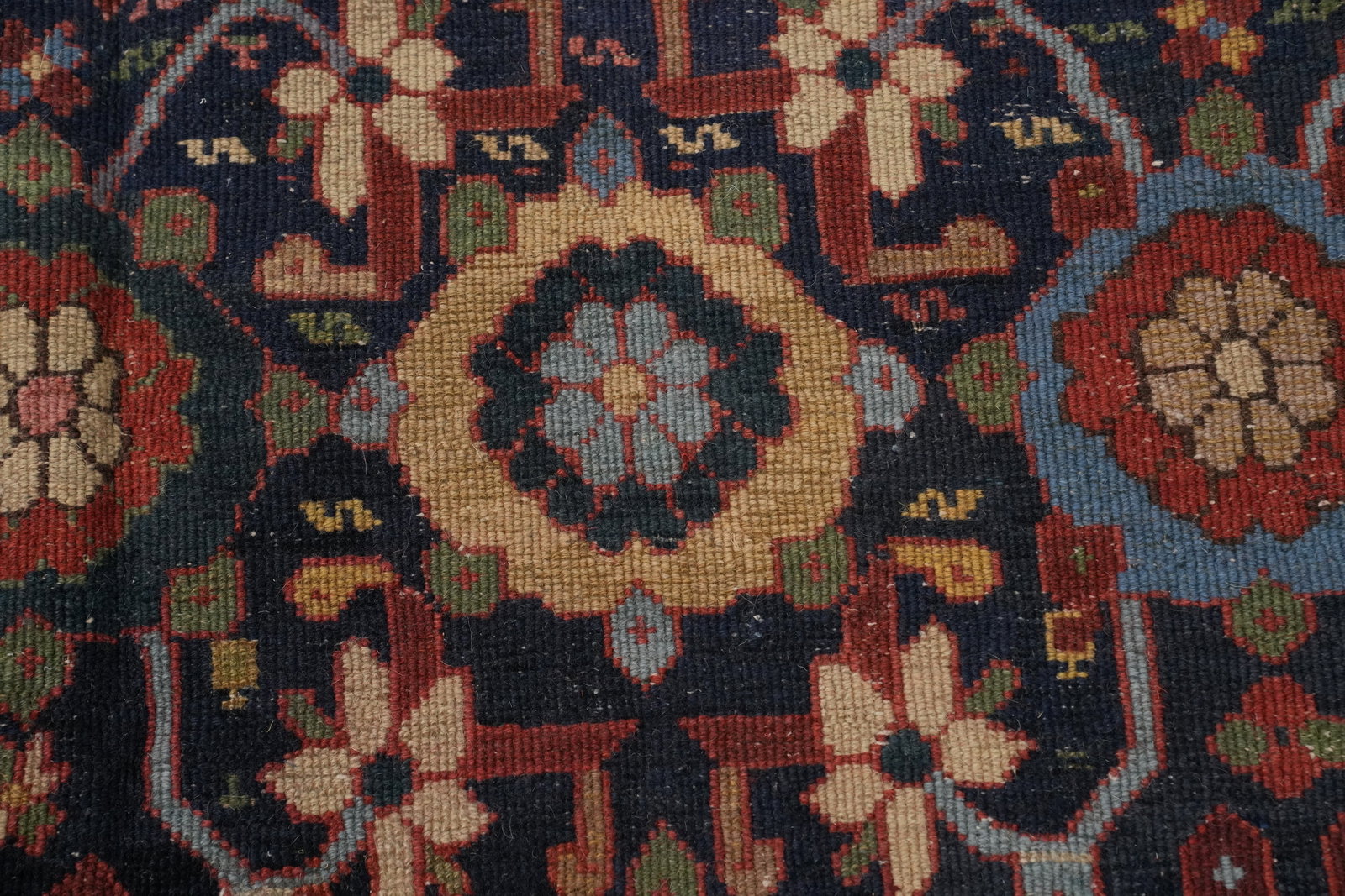 Pre-1900 Vegetable Dye Heriz Bakhshayesh Persian Rug 8x17 - 10