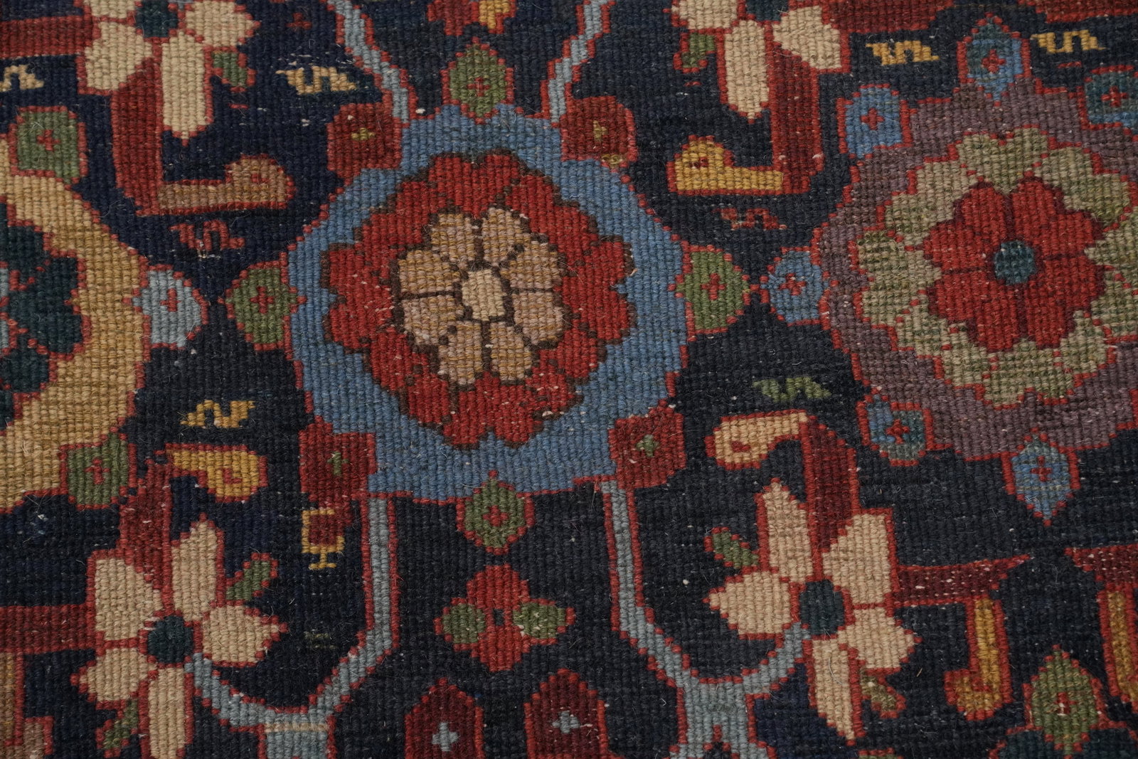 Pre-1900 Vegetable Dye Heriz Bakhshayesh Persian Rug 8x17 - 11