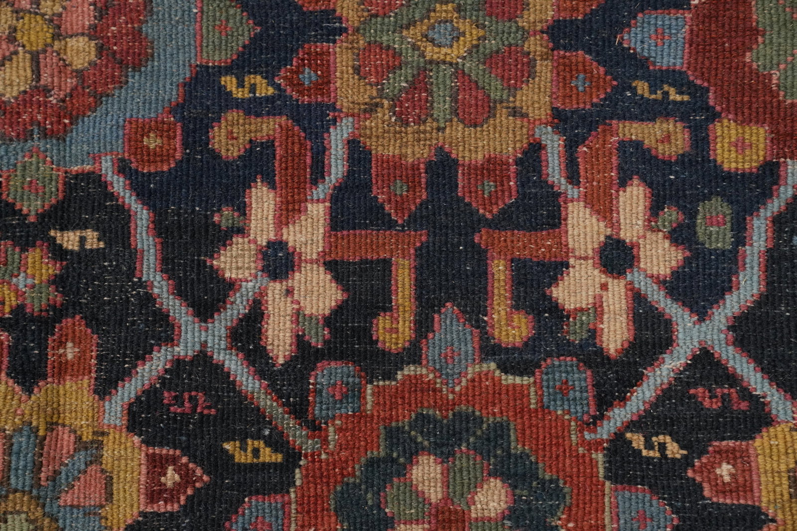 Pre-1900 Vegetable Dye Heriz Bakhshayesh Persian Rug 8x17 - 14