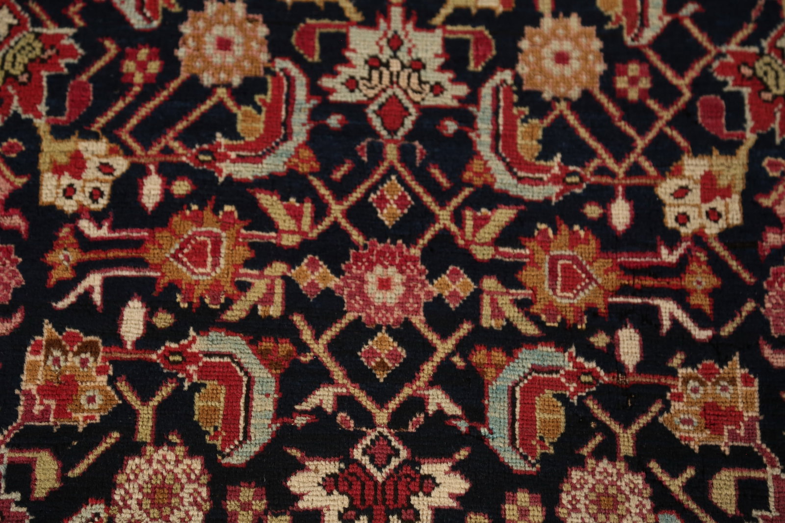 Pre-1900 Vegetable Dye Karabagh Persian Runner Rug 4x20 - 10