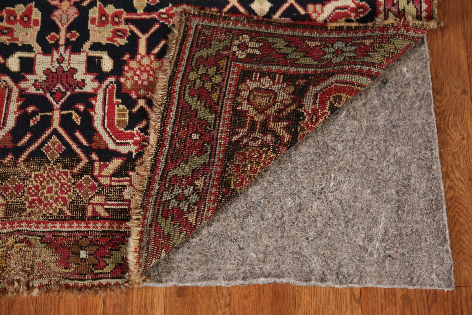 Pre-1900 Vegetable Dye Karabagh Persian Runner Rug 4x20 - 9