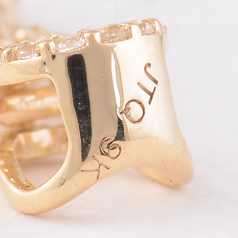 3.75 Ct Oval Emerald 9K Gold Pendant - 5