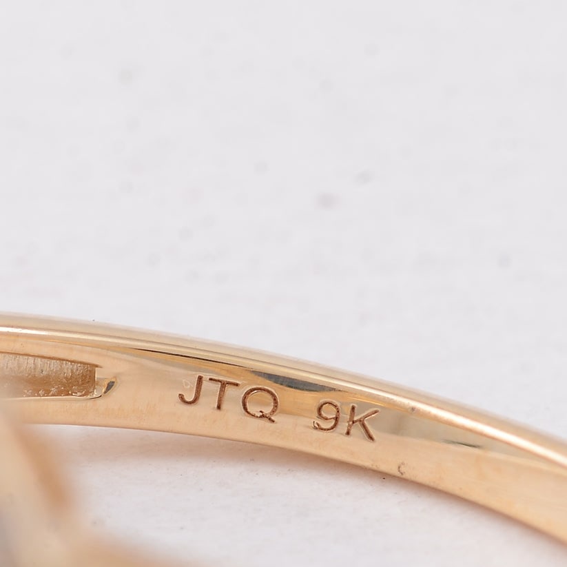 2.38 Ct Cushion Sapphire 9K Gold Ring - 5