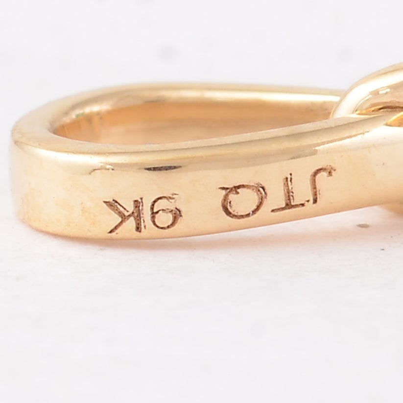 2.37 Ct Oval Emerald 9K Gold Pendant - 5