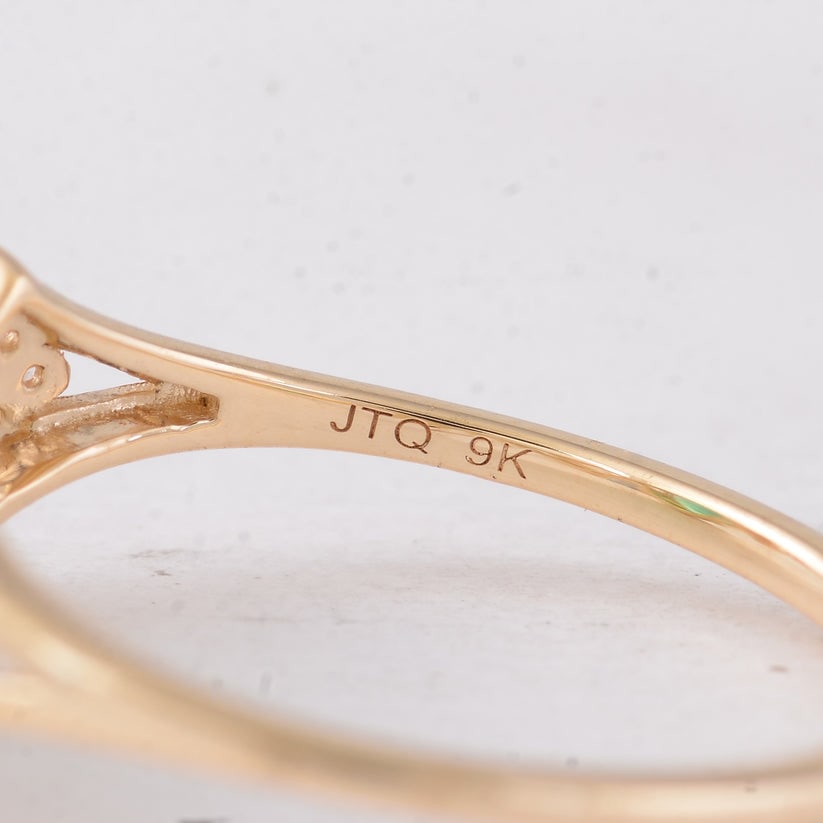 1.87 Ct Oval Emerald 9K Gold Ring - 5