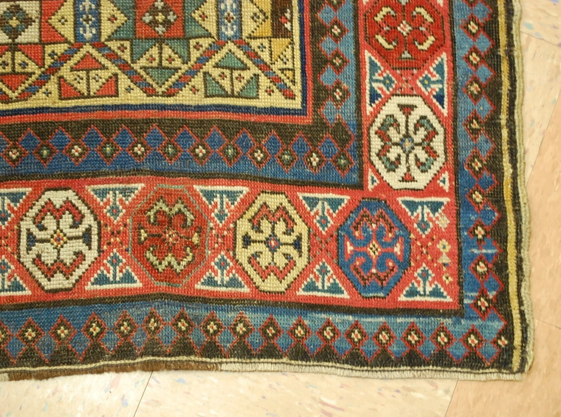 CAUCASIAN SHIRVAN RUG 3.5x16 - 2