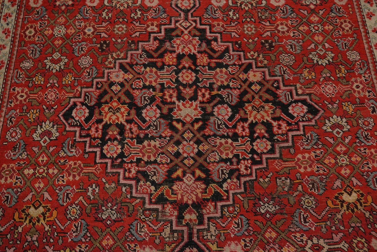 Pre-1900 Vegetable Dye Bidjar Persian Area Rug 7x12 - 5