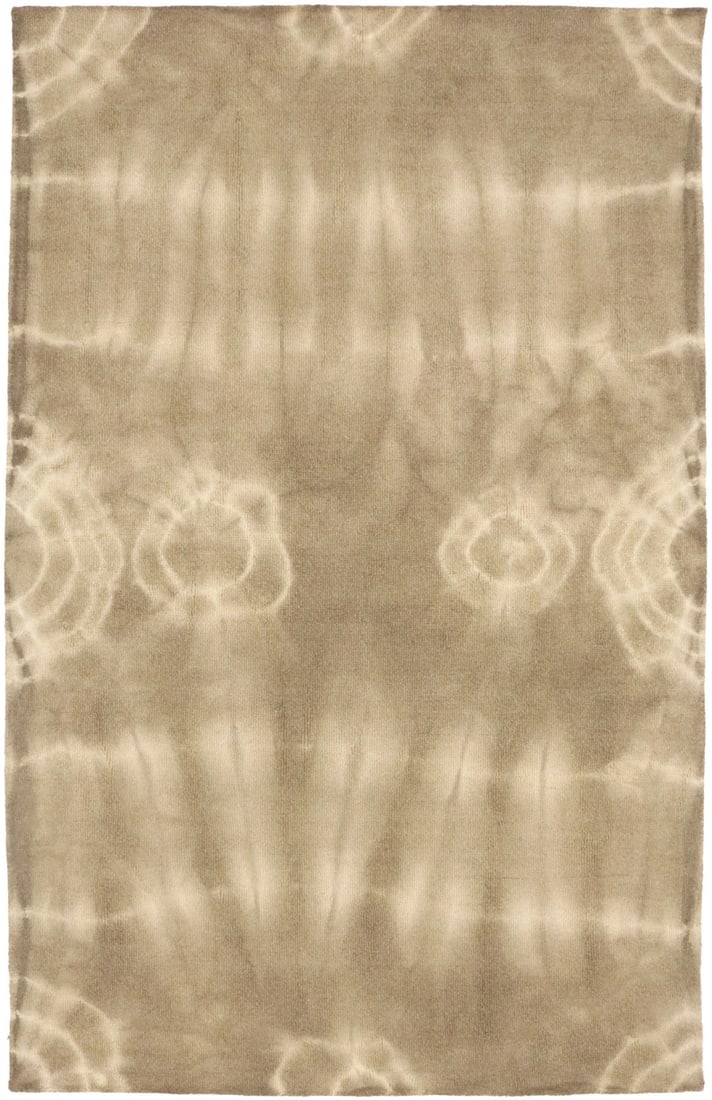 Brown Tie-Dye 5X8 Hand-Tufted Modern Rug (1 of 14)