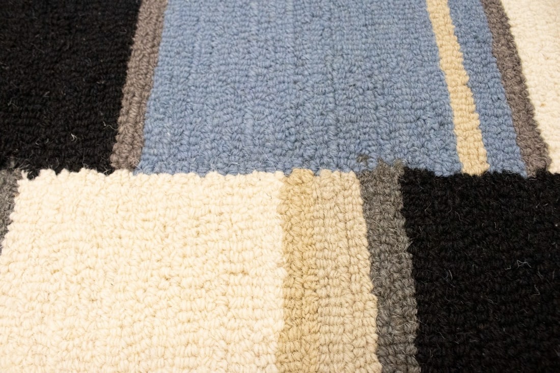 Multicolored Stripes 5X8 Hand-Tufted Modern Rug - 11