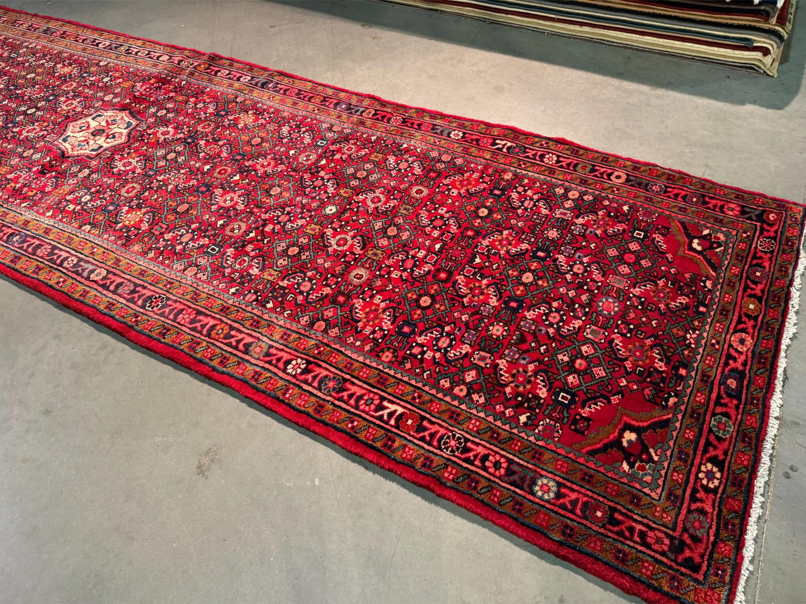 Stunning Persian Hamedan Rug 4x14.2 - 6