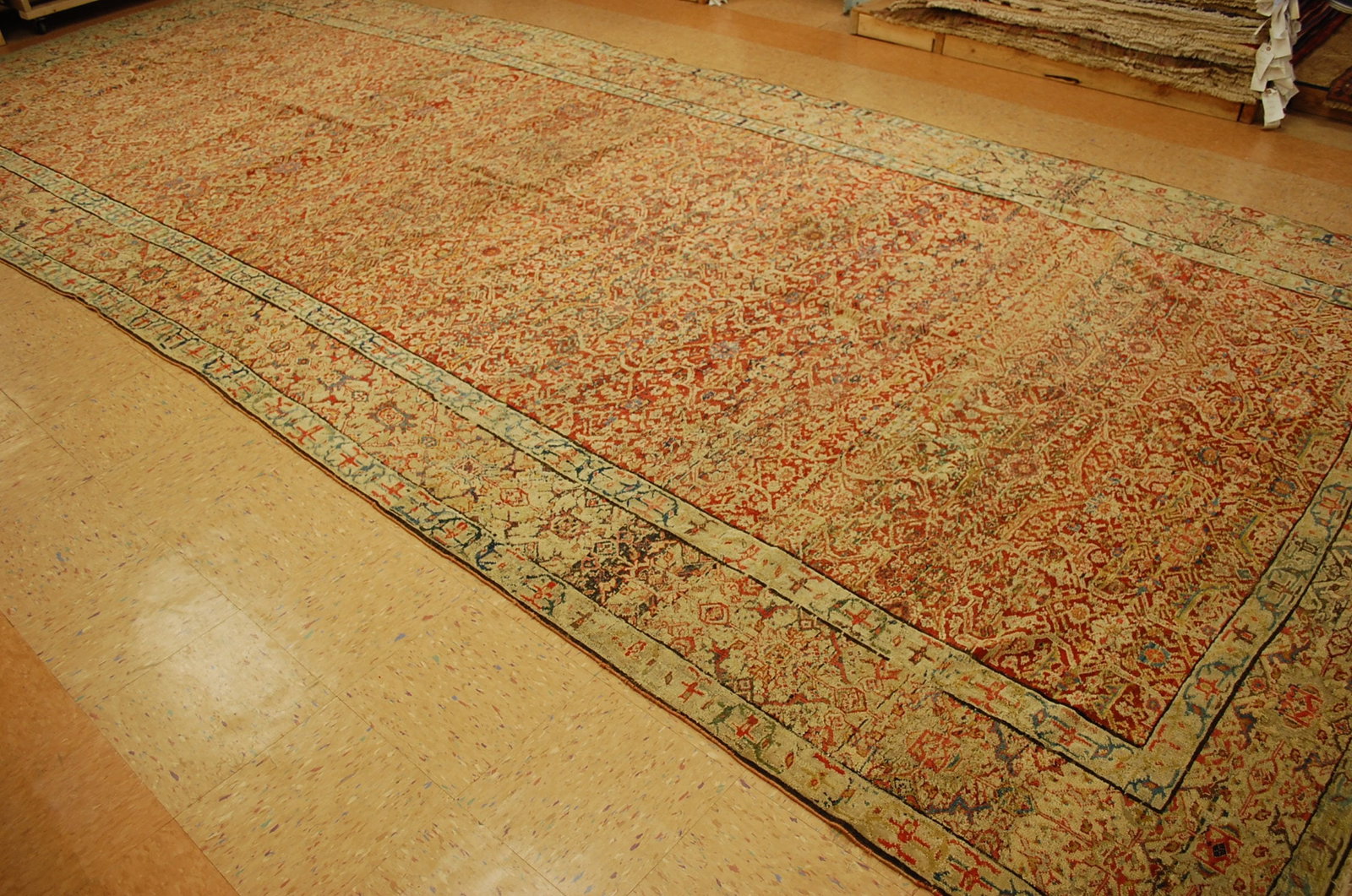 PERSIAN SARUK FERAHKAN RUG 7.9x19.2 - 8