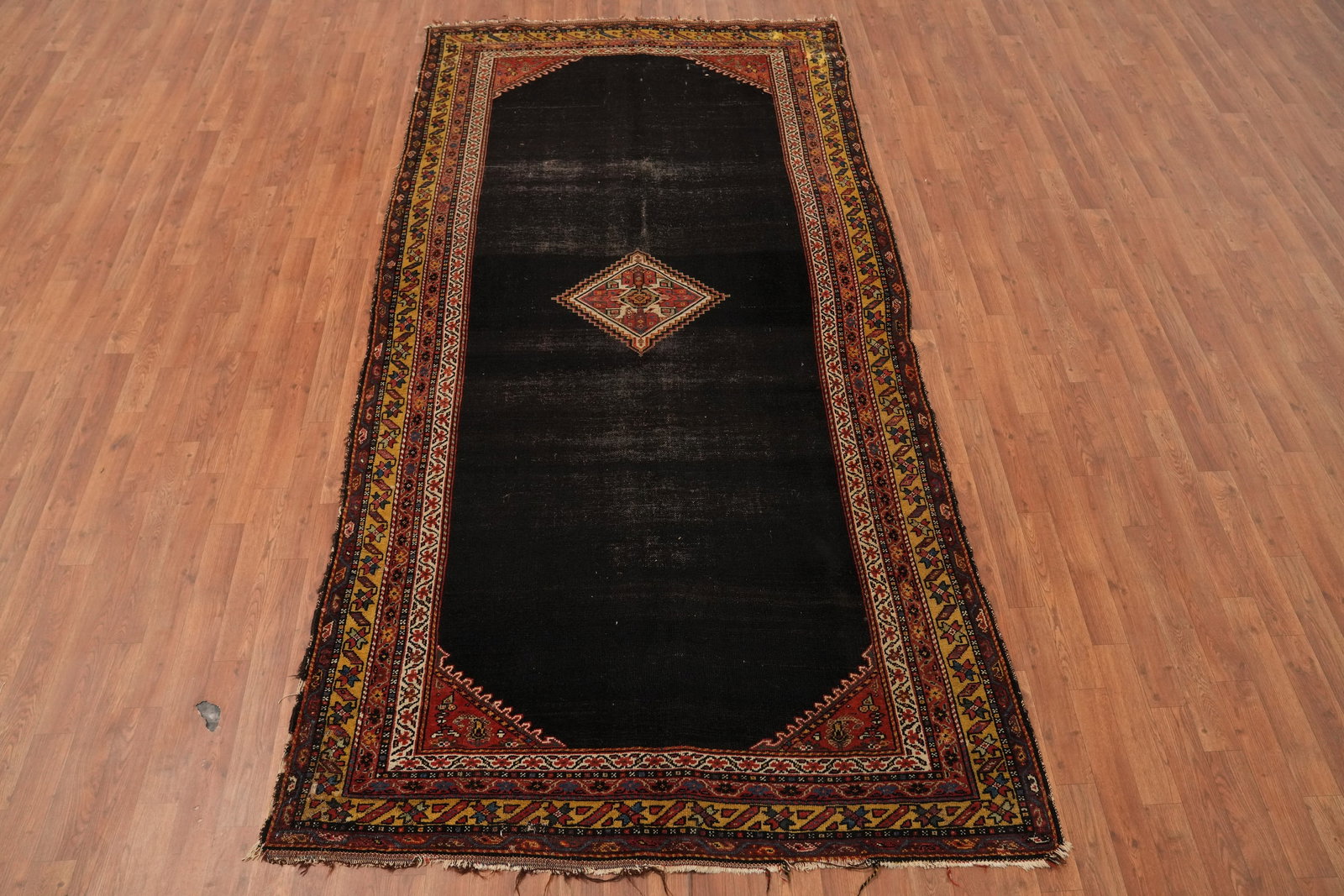 Pre-1900 Vegetable Dye Malayer Persian Area Rug 5x10 - 2