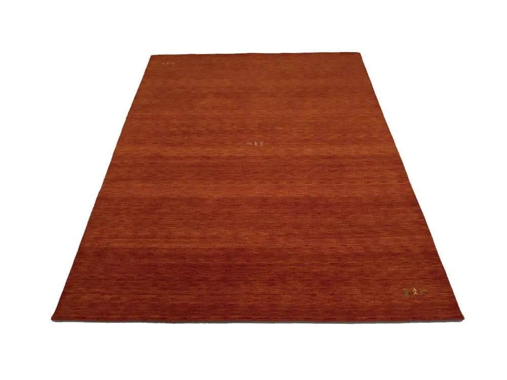 Orange-red Tribal 6X9 Gabbeh Modern Rug - 5