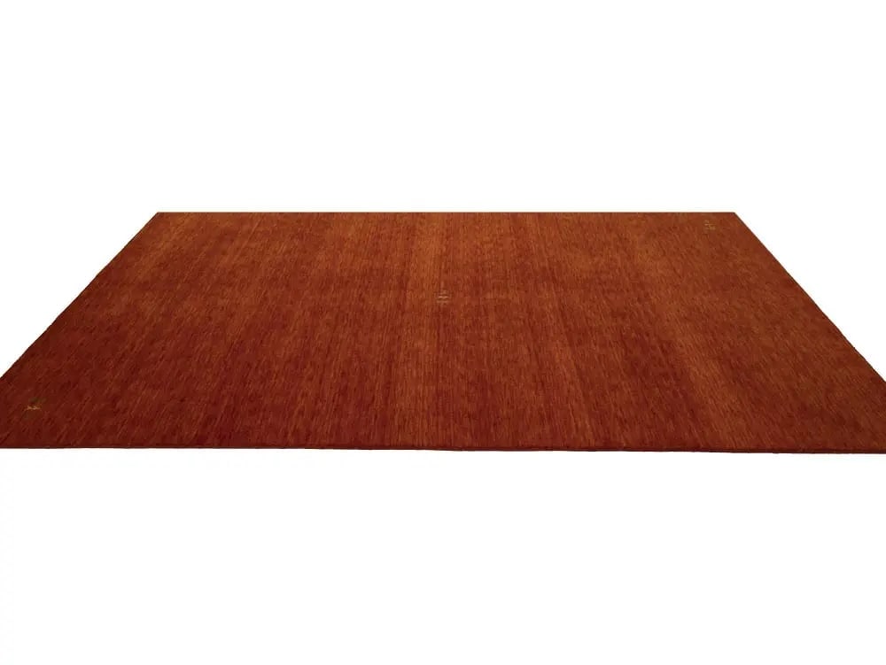 Orange-red Tribal 6X9 Gabbeh Modern Rug - 8