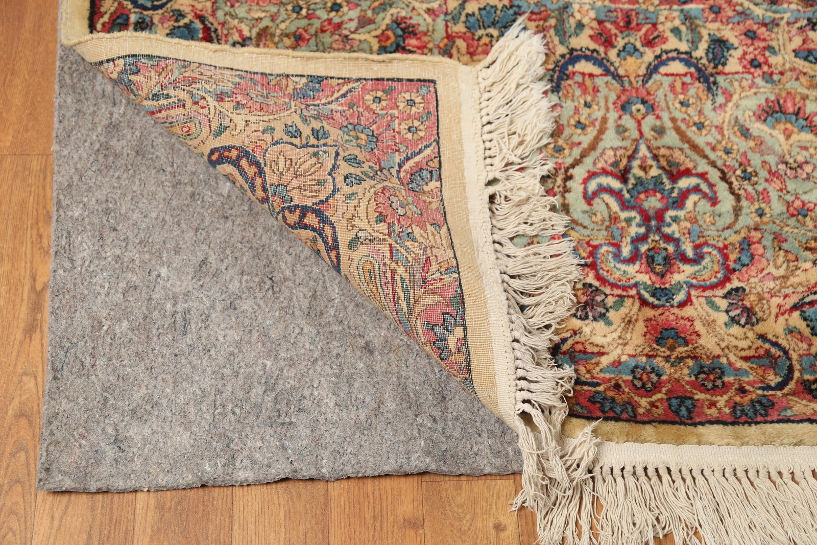 Pre-1900 Vegetable Dye Kerman Persian Large Rug 11x18 - 8