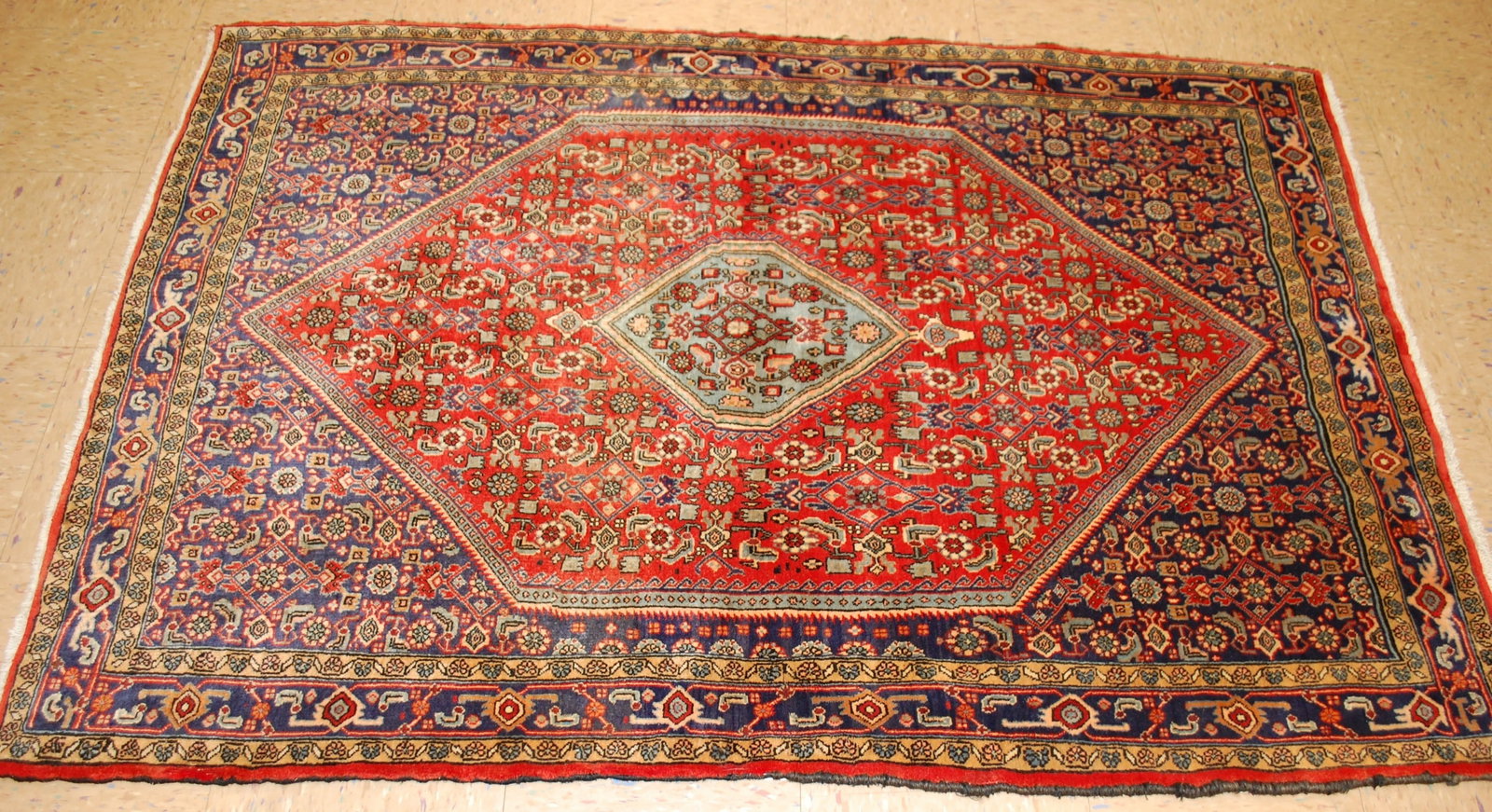 Persian BEJAR RUG 3'10" x 5'8" - 9