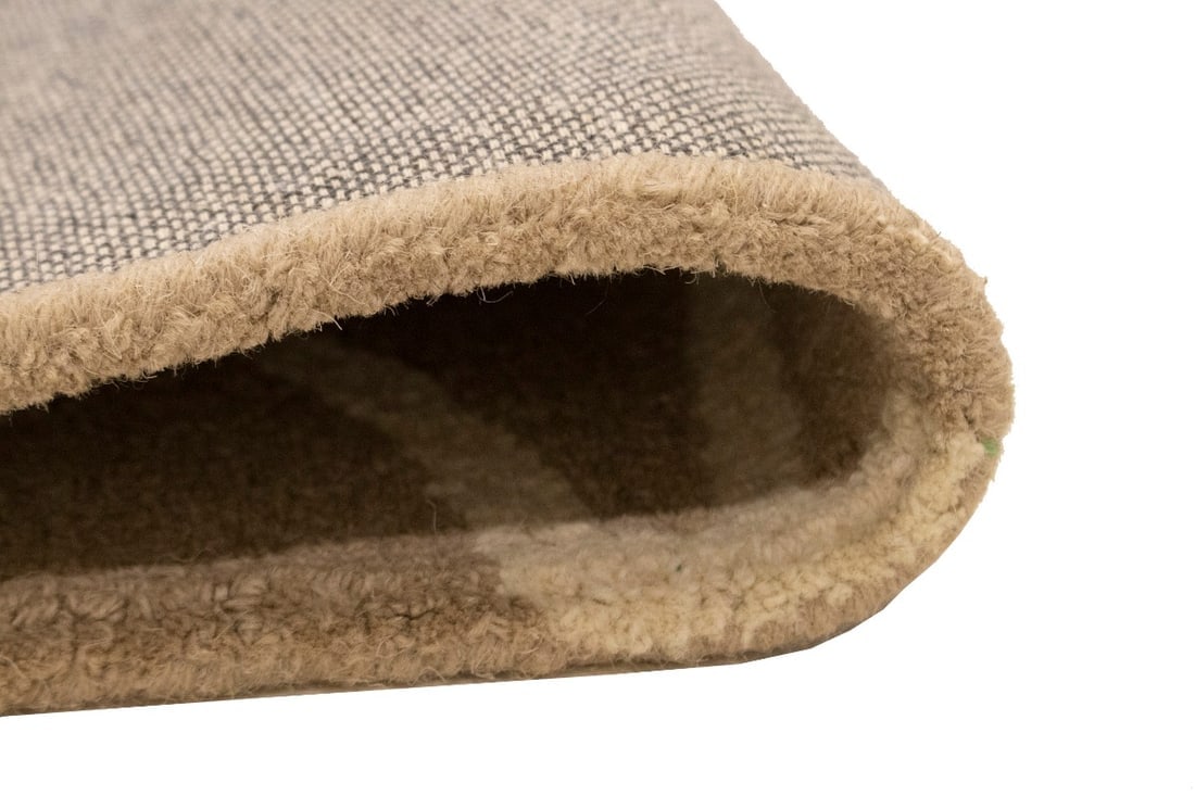 Beige Cream Trellis 5X8 Hand-Tufted Modern Rug - 13