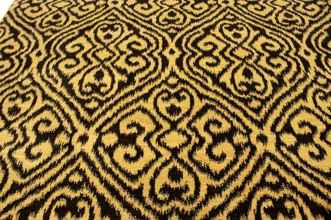 Charcoal Abstract 5'5X7'9 Machine-Made Modern Rug - 11