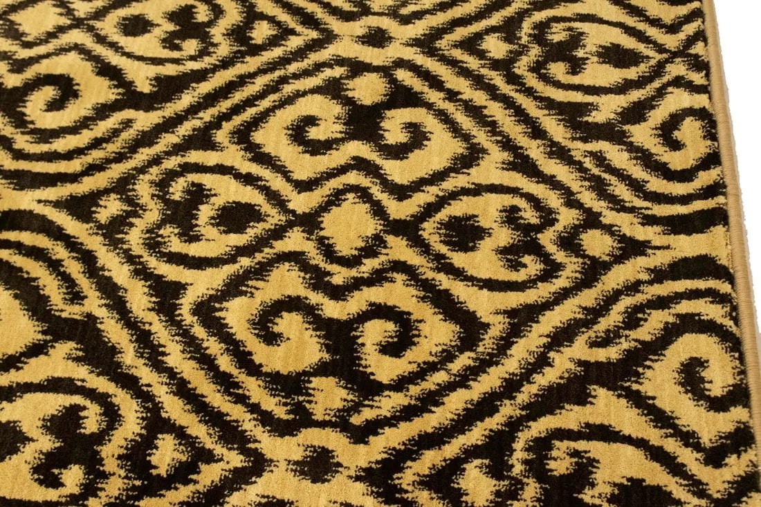 Charcoal Abstract 5'5X7'9 Machine-Made Modern Rug - 8