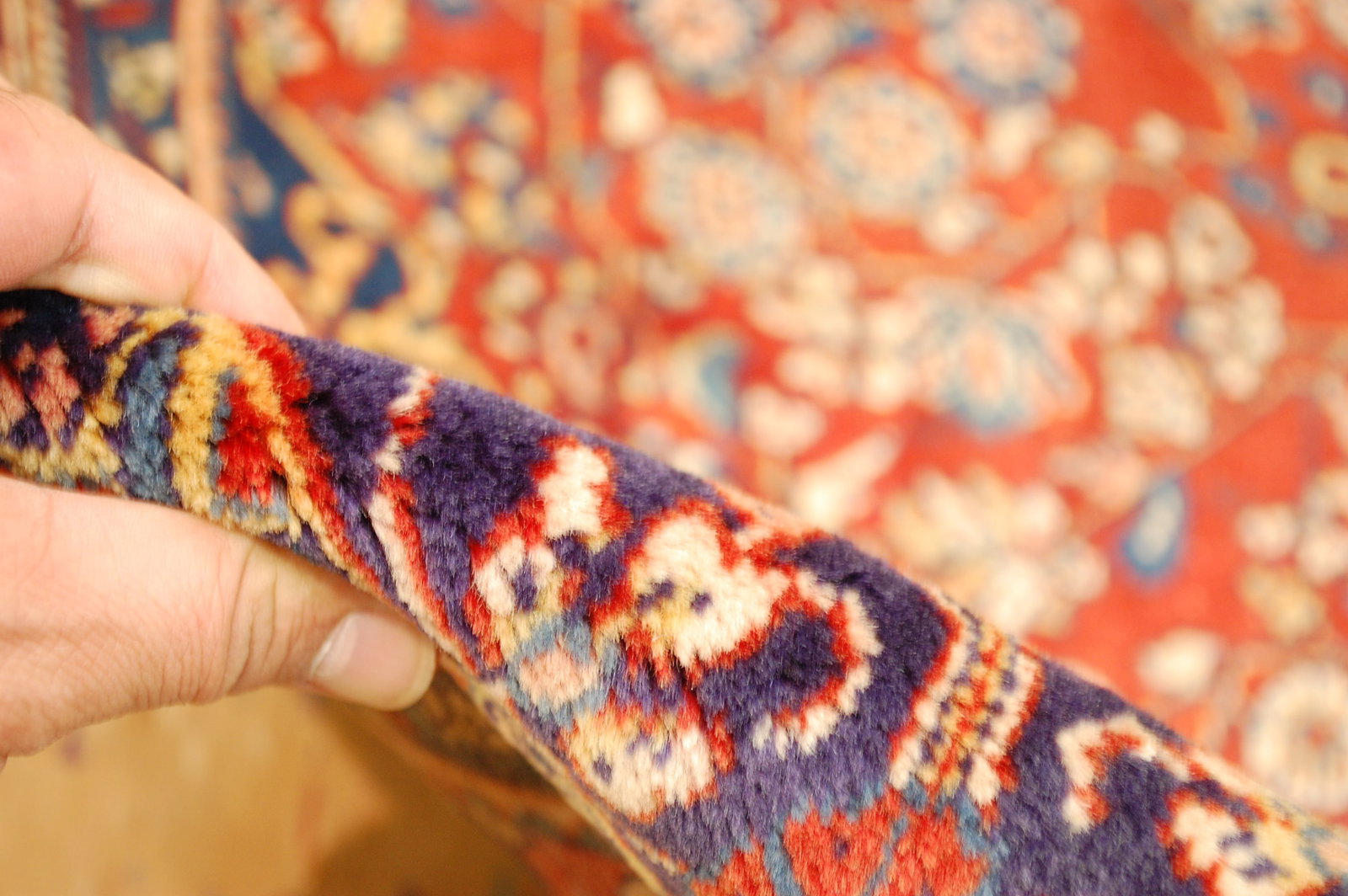 Persian SAROUK RUG 3'5" X 5'1" - 9