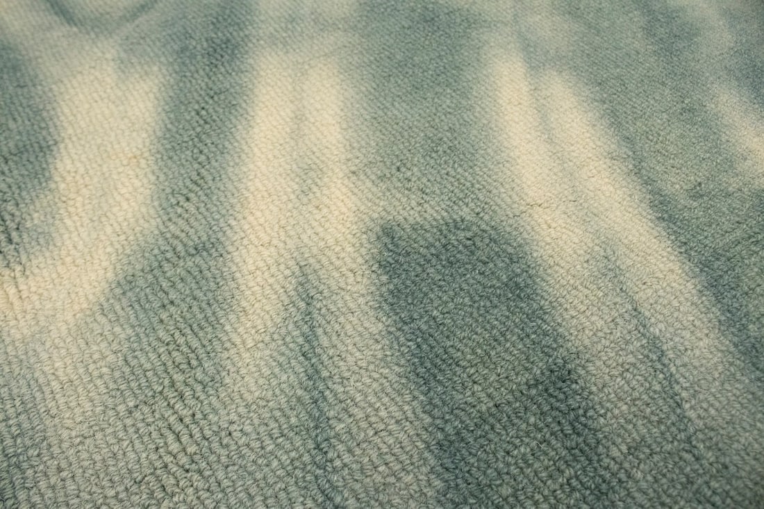 Hunter Green Tie-Dye 5X8 Hand-Tufted Modern Rug - 11