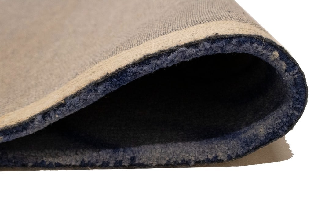 Purple-navy Tie-Dye 5X8 Hand-Tufted Modern Rug - 14