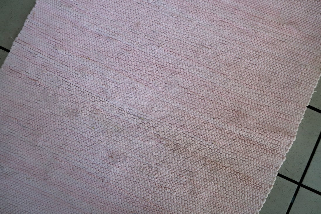 Handmade vintage Indian kilim 2.6' x 4.3' (80cm x 131cm) 1970s - 4