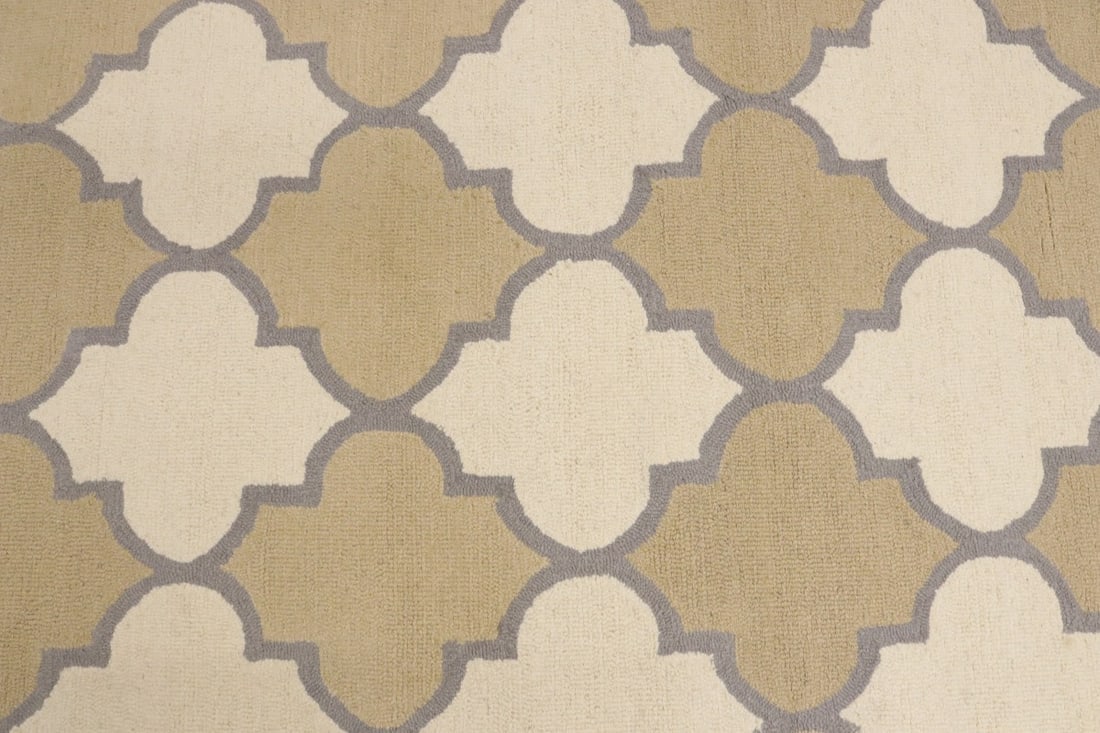 Multicolored Trellis 5X8 Hand-Tufted Modern Rug - 8