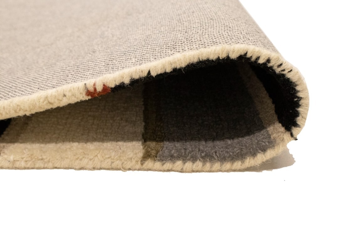 Multicolored Stripes 5X8 Hand-Tufted Modern Rug - 14