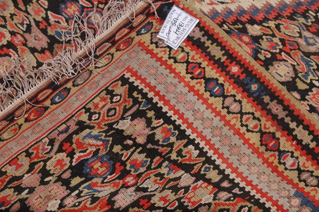 4x7 Kilim Senneh Bidjar Persian Area Rug - 18