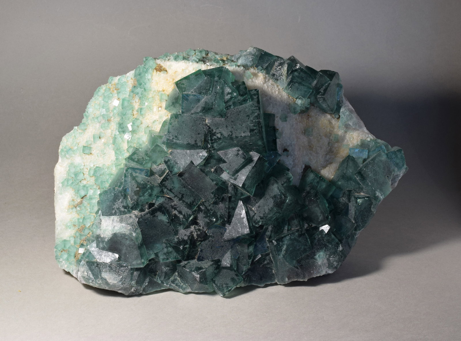 Large fluorite on matrix - 2