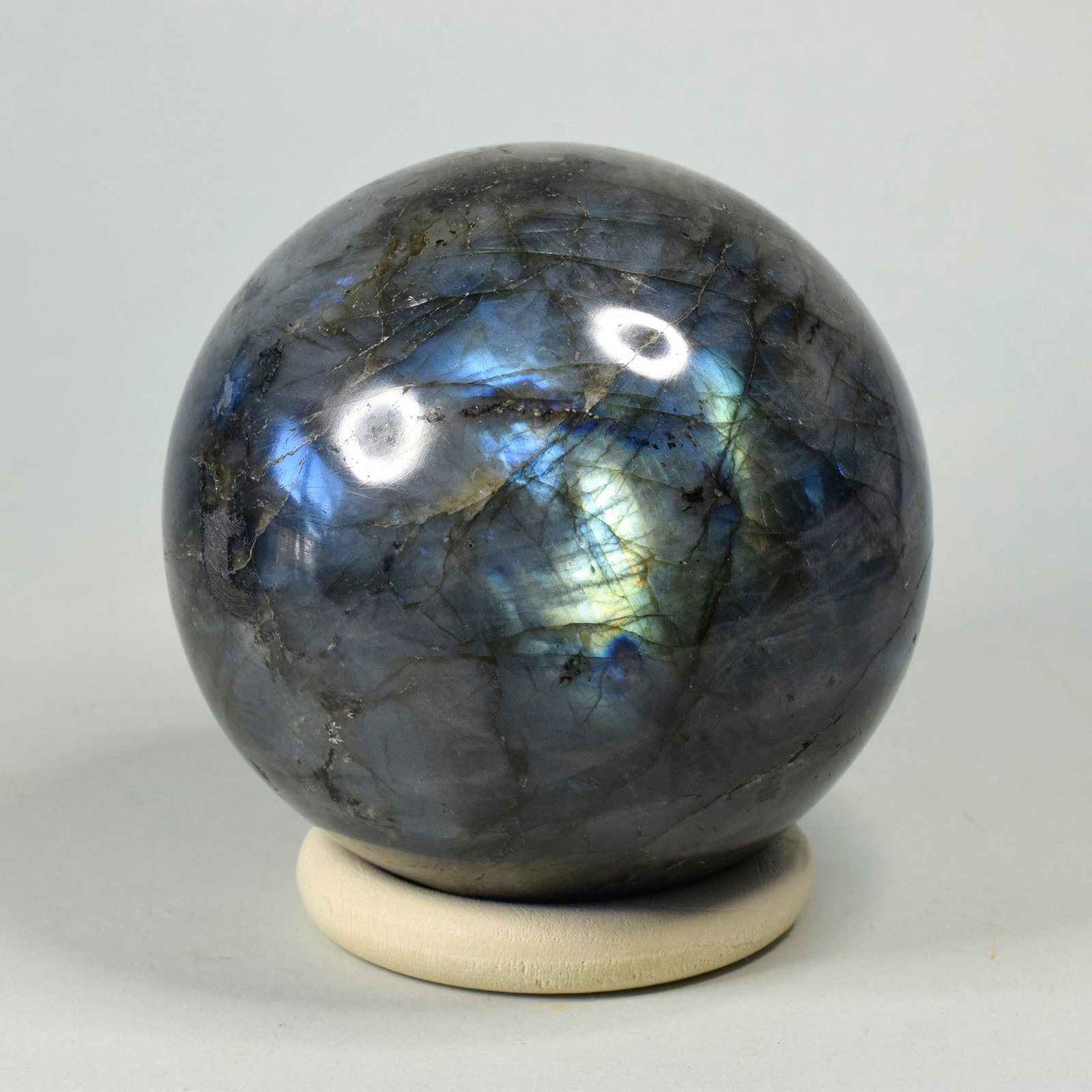 8.0 cm Polished Labradorite sphere - 3