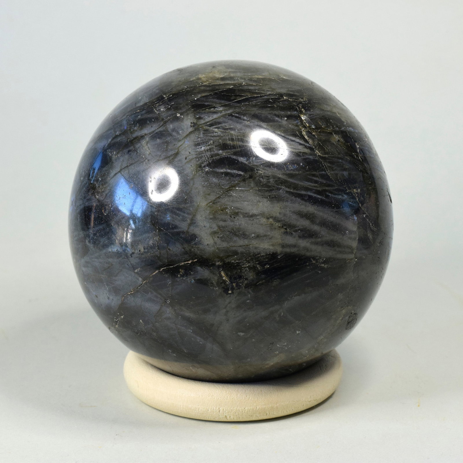 8.0 cm Polished Labradorite sphere - 4