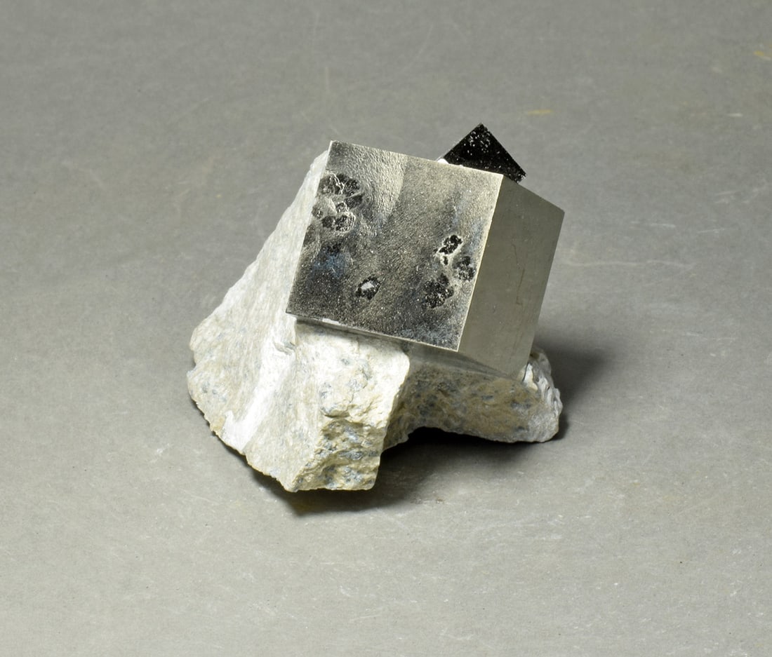 Beautiful Iron pyrite on matrix - 2