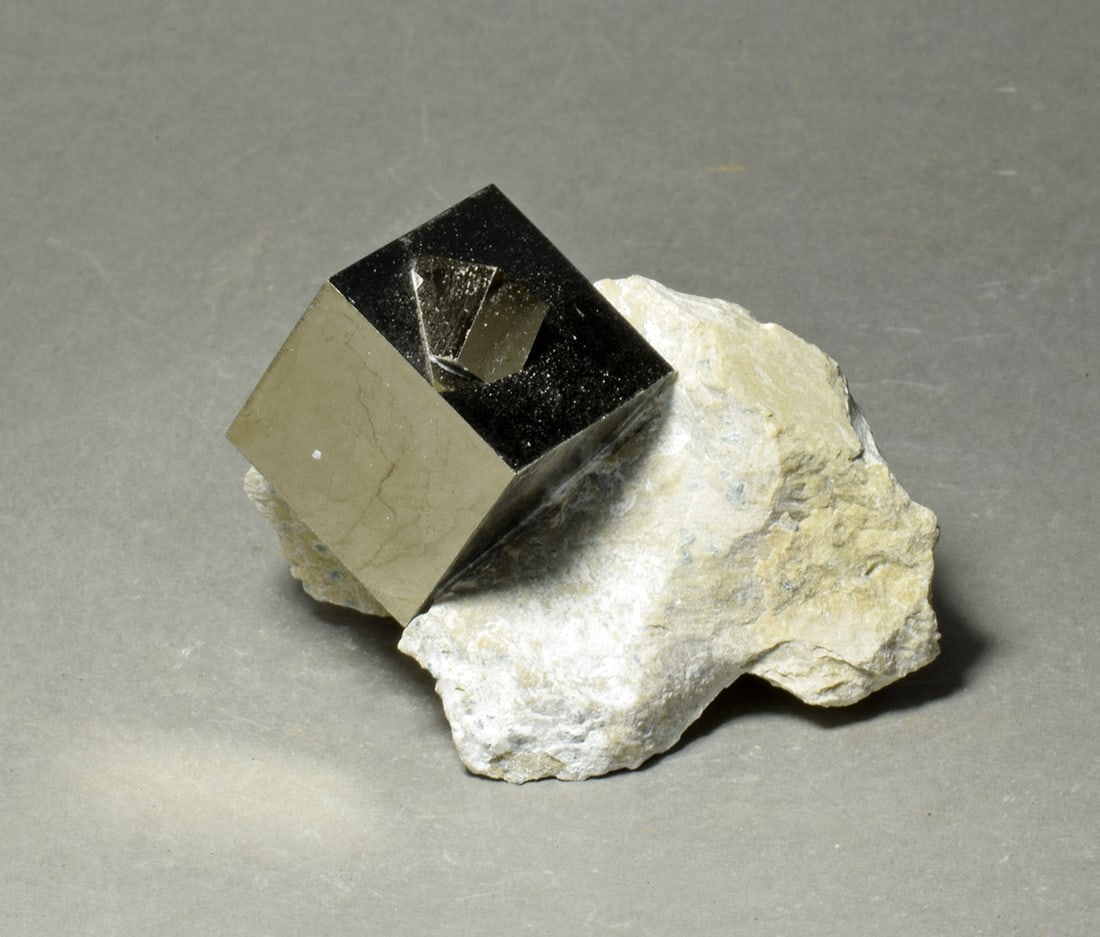 Beautiful Iron pyrite on matrix - 4