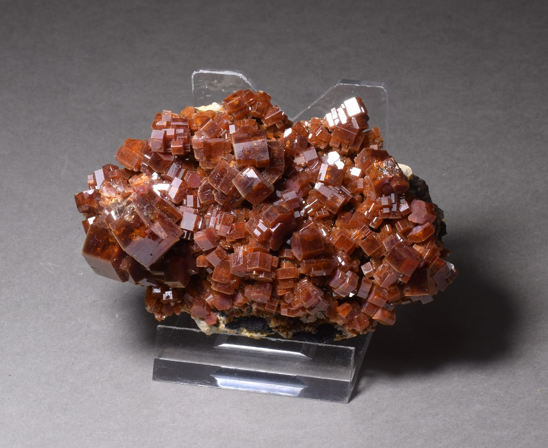 Chunky Vanadinite Cluster on matrix - 5