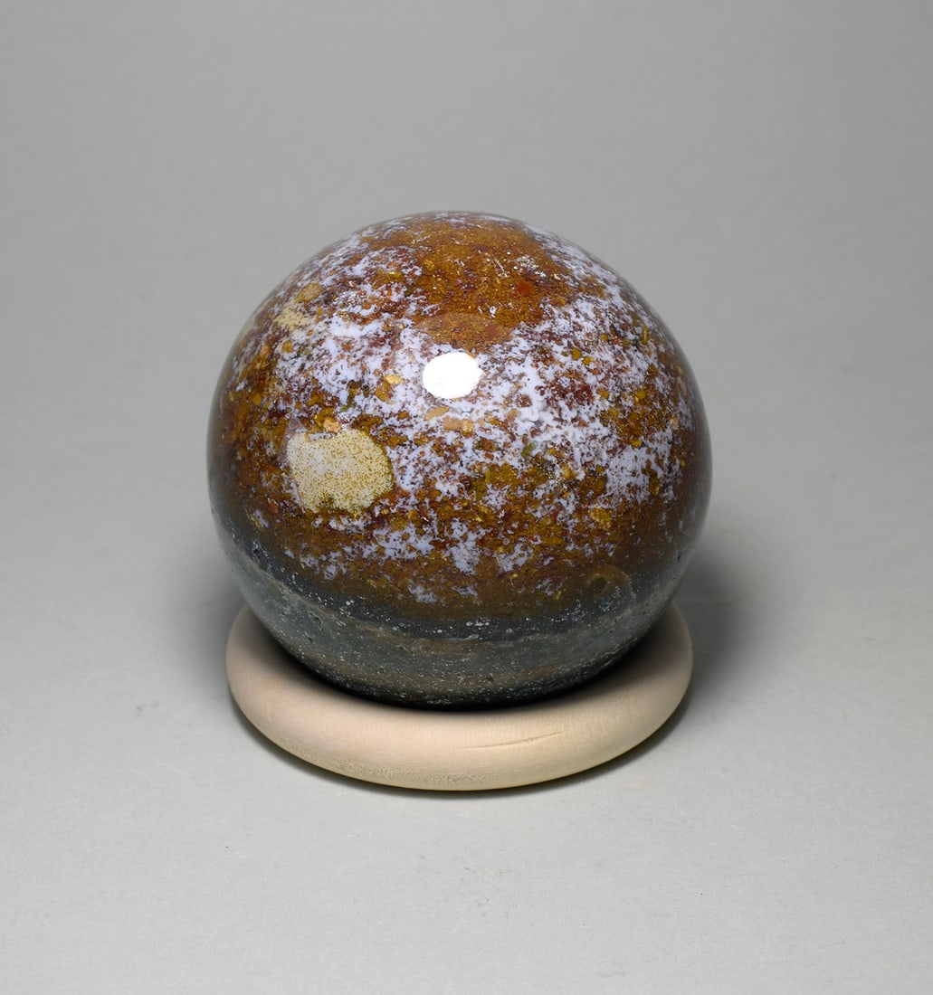 6.0 cm Polished Ocean Jasper sphere - 2