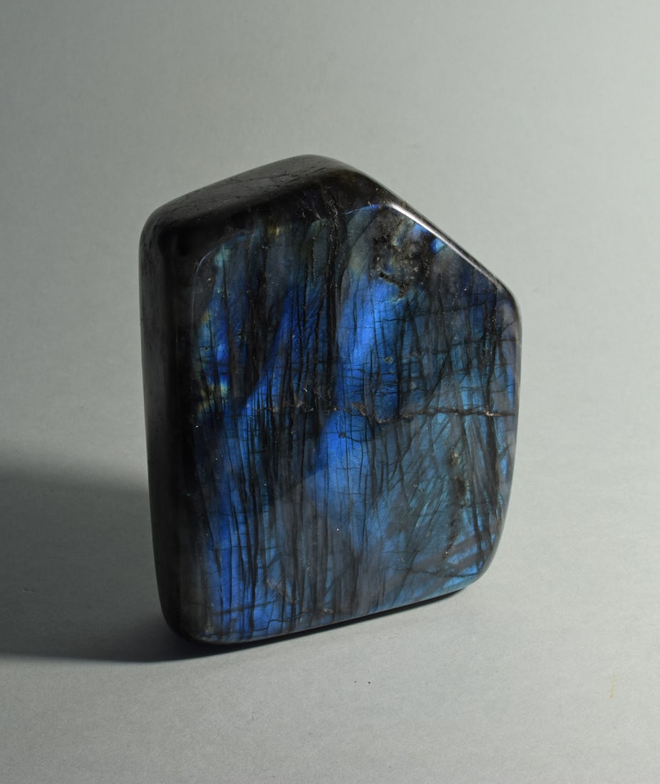 Striped blue labradorite freeform - 2