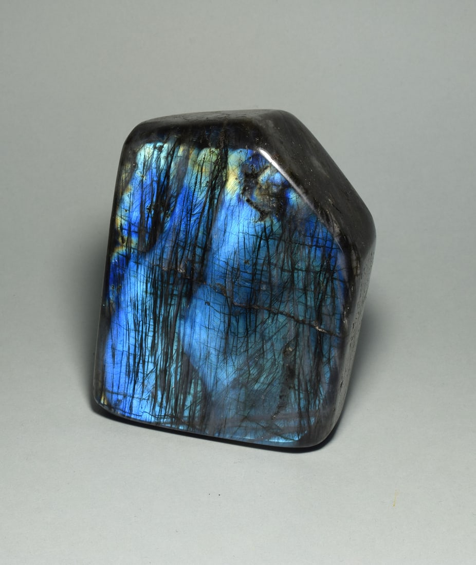 Striped blue labradorite freeform - 3