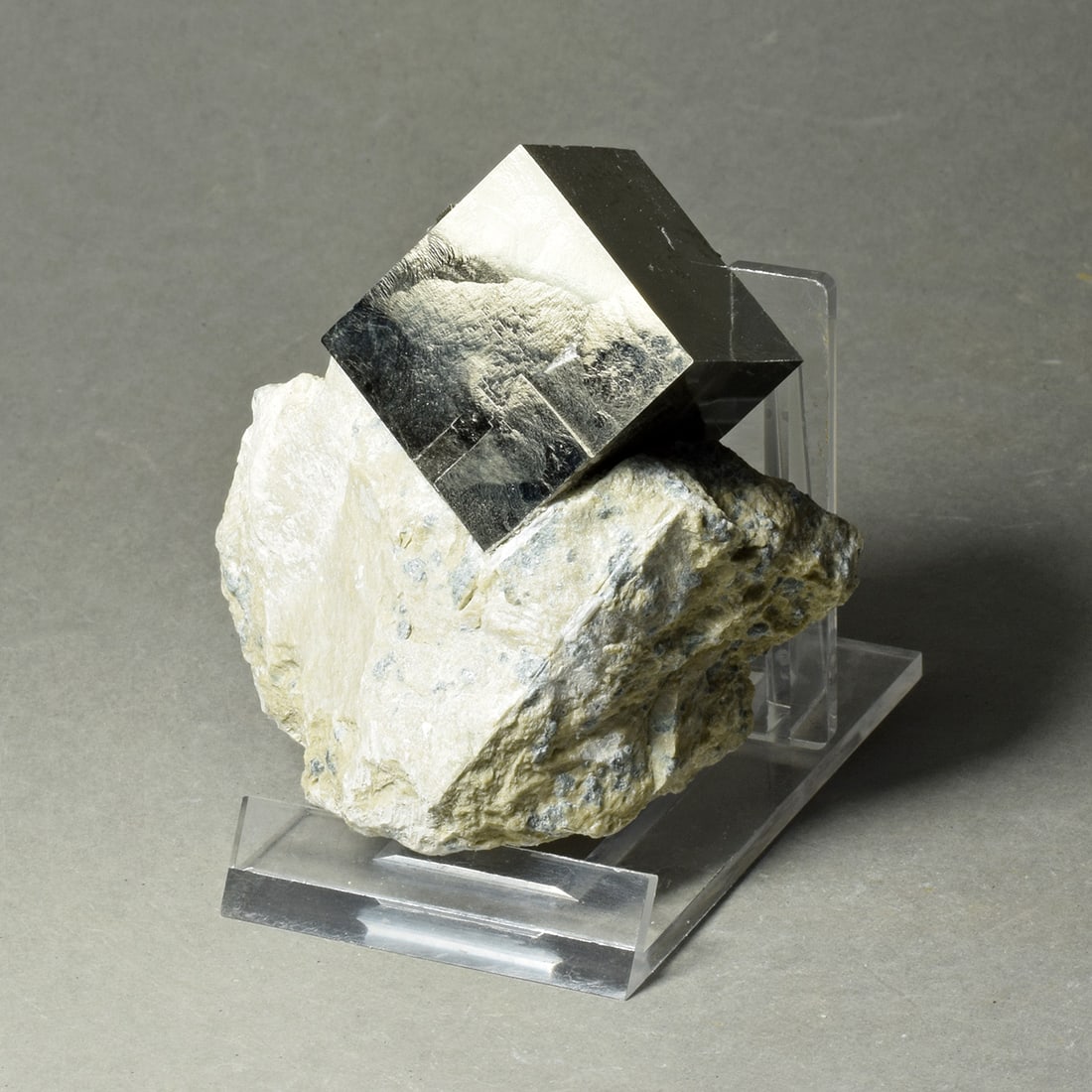 Beautiful Iron pyrite on matrix - 4