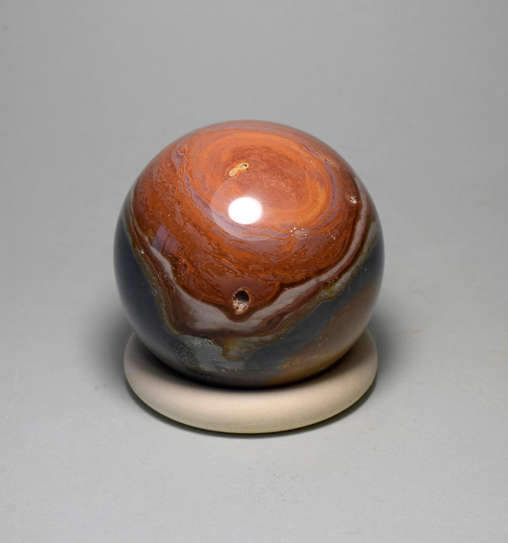 5.9 cm Polished Polychrome Jasper sphere - 2