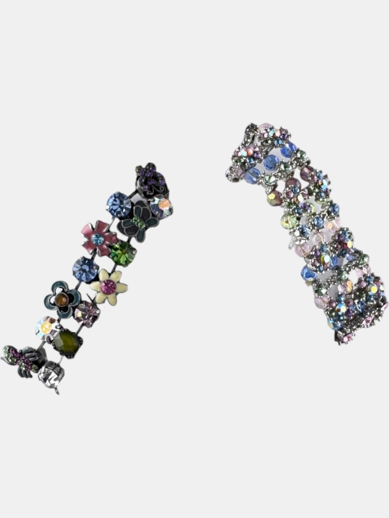 Vintage Colorful Faceted Gemstone Bracelets - 3